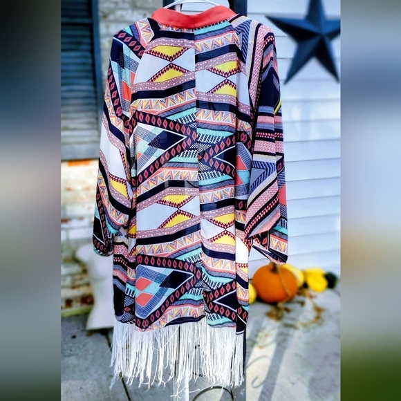 LOT BUNDLE OF 5 Trendy Womens Size 2X TOPS Blouses TUNICS Vibrant Colors SIZE 22 - Picture 6 of 17